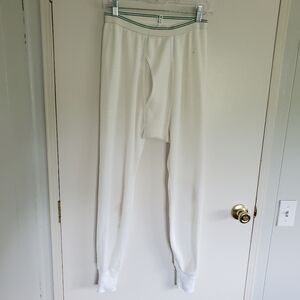 Vintage Hanes Thermal Pants XL Long Off White